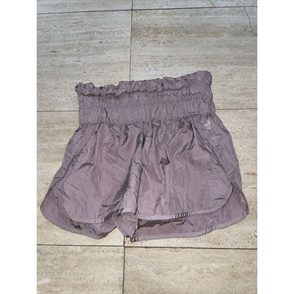 Free People FP Movement The Way Home High Rise Lined Shorts Size S Pink 2"